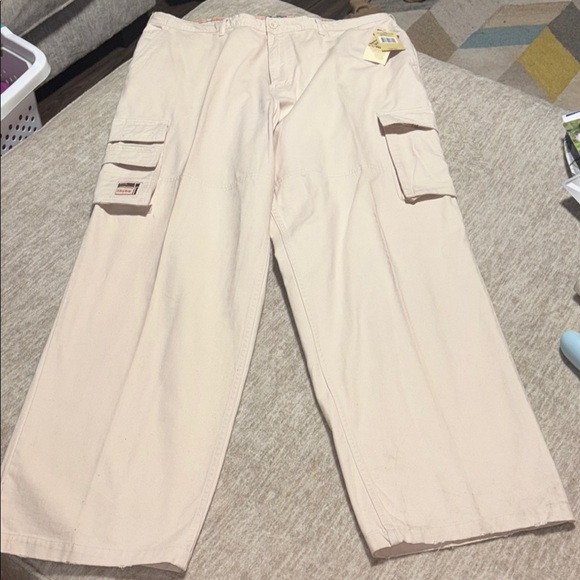 NWT 44 x 34 1/2 State Property Workwear #18153 Khaki Cargo extra tall pants $68 - Picture 1 of 9